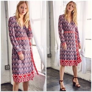 ☀️PURPLE PINK WRAP DRESS